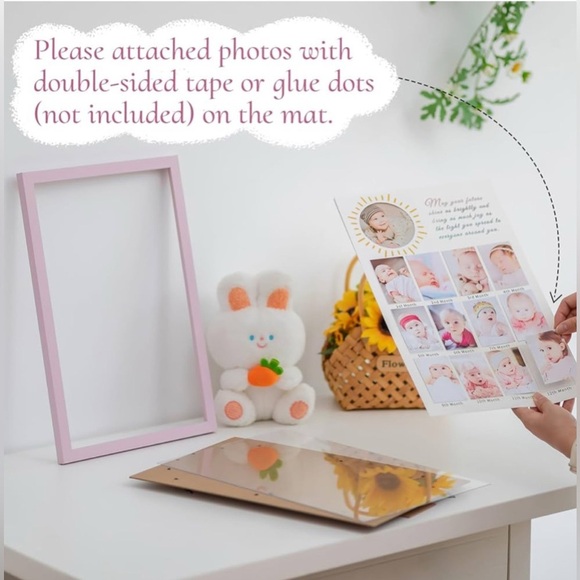 NEW Frame for Baby 1st Birthday: First Birthday Decorative Picture Frame Pink - Picture 4 of 8